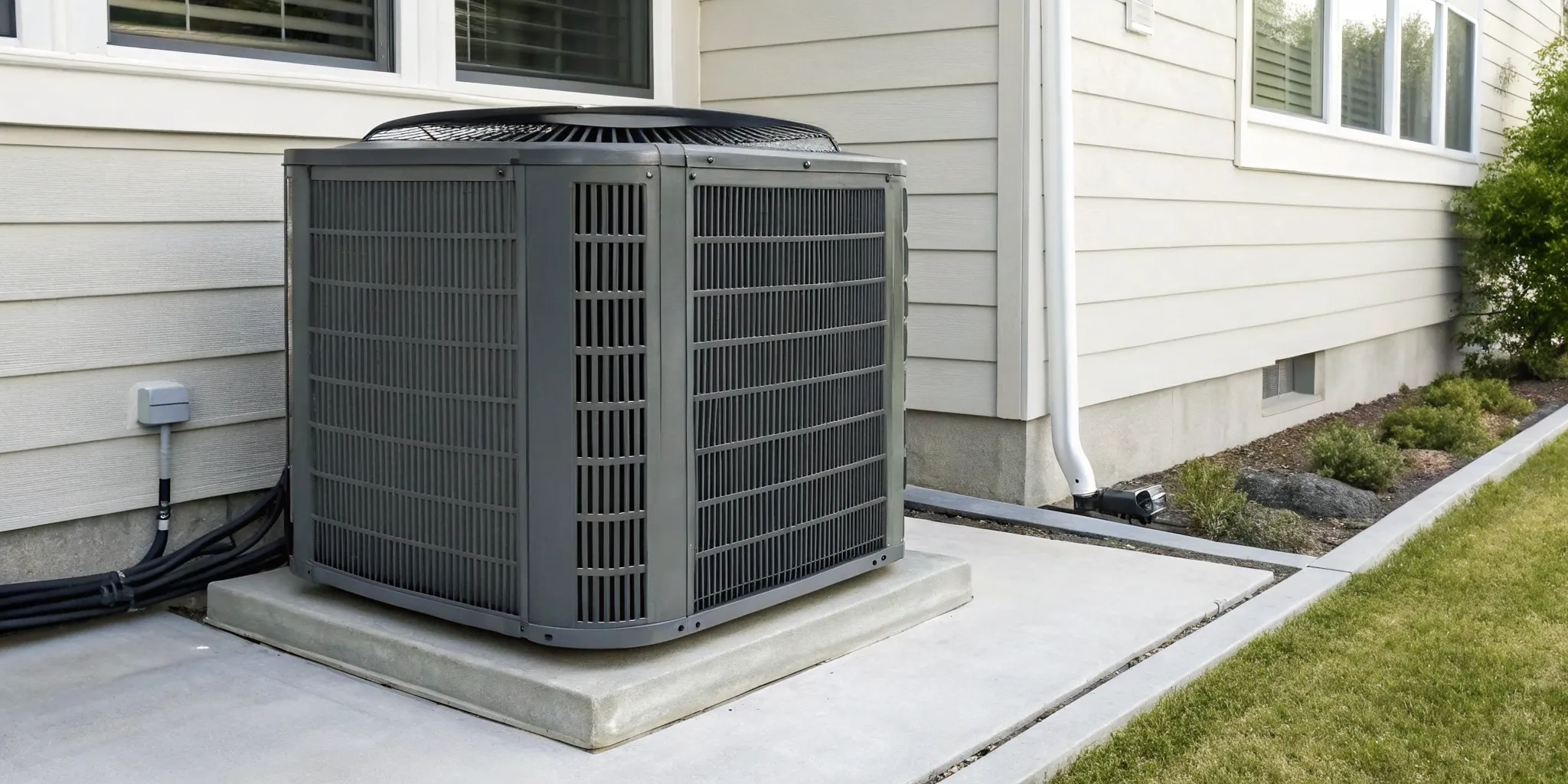 A 5-ton Trane AC unit, a key part of the total installation cost.