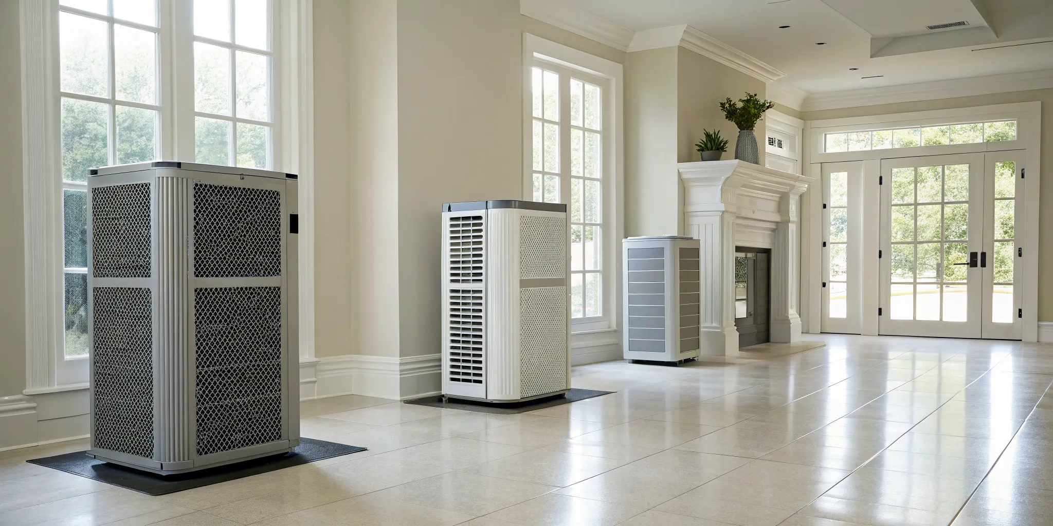 A whole house air purifier, one of the top models recommended on Reddit.